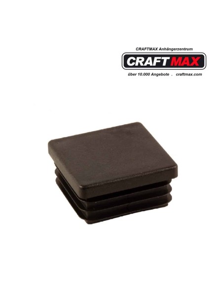 CRAFTMAX-Kunststoff-Stopfen-25-x-25-mm-Wandstaerke-15-2-mm