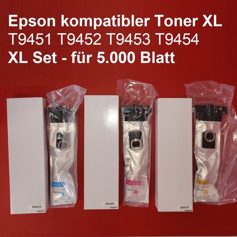 Epson-kompatible-Tintenpatronen-XL-Set-T9451-T9452-T9453-T9454-fuer-WorkForce-Pro-WF-C5210-WF-C5290-WF-C5710DWF-WF-C5790DWF-XL-f