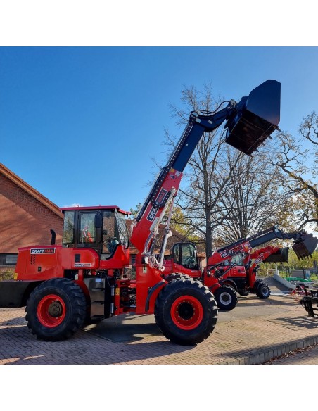 CRAFTMAX-TWL400CE-4×4-Radlader-Teleskoparm-4t-Hubkraft-10t-Eigengewicht-20m³-Schaufelkapazitaet-2