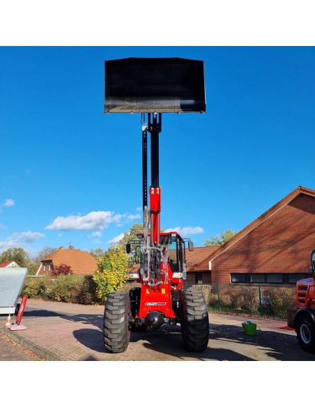 CRAFTMAX-TWL400CE-4×4-Radlader-Teleskoparm-4t-Hubkraft-10t-Eigengewicht-20m³-Schaufelkapazitaet-3