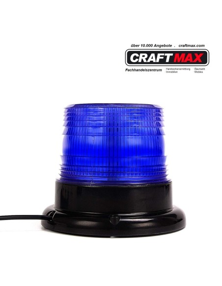 CRAFTMAX-LED-Rundumleuchte-blau-fuer-Polizei-Auto-Magnetfuss-12V80V-7
