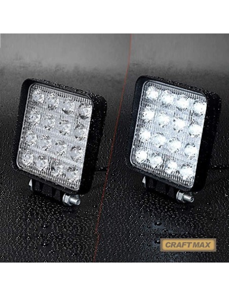 CRAFTMAX-LED-Arbeitsleuchte-Rueckfahrscheinwerfer-fuer-Auto-LKW-Anhaenger-Bagger-Radlader-Hebebuehne-12V24V-48W-3