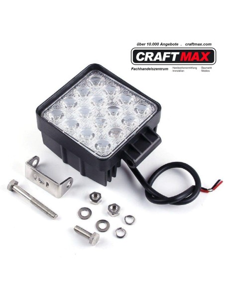 CRAFTMAX-LED-Arbeitsleuchte-Rueckfahrscheinwerfer-fuer-Auto-LKW-Anhaenger-Bagger-Radlader-Hebebuehne-12V24V-48W-1