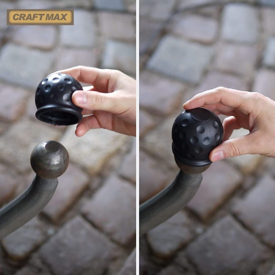 CRAFTMAX-Anhaengerkupplung-Abdeckung-universal-Gummi-Golfball-Form-5