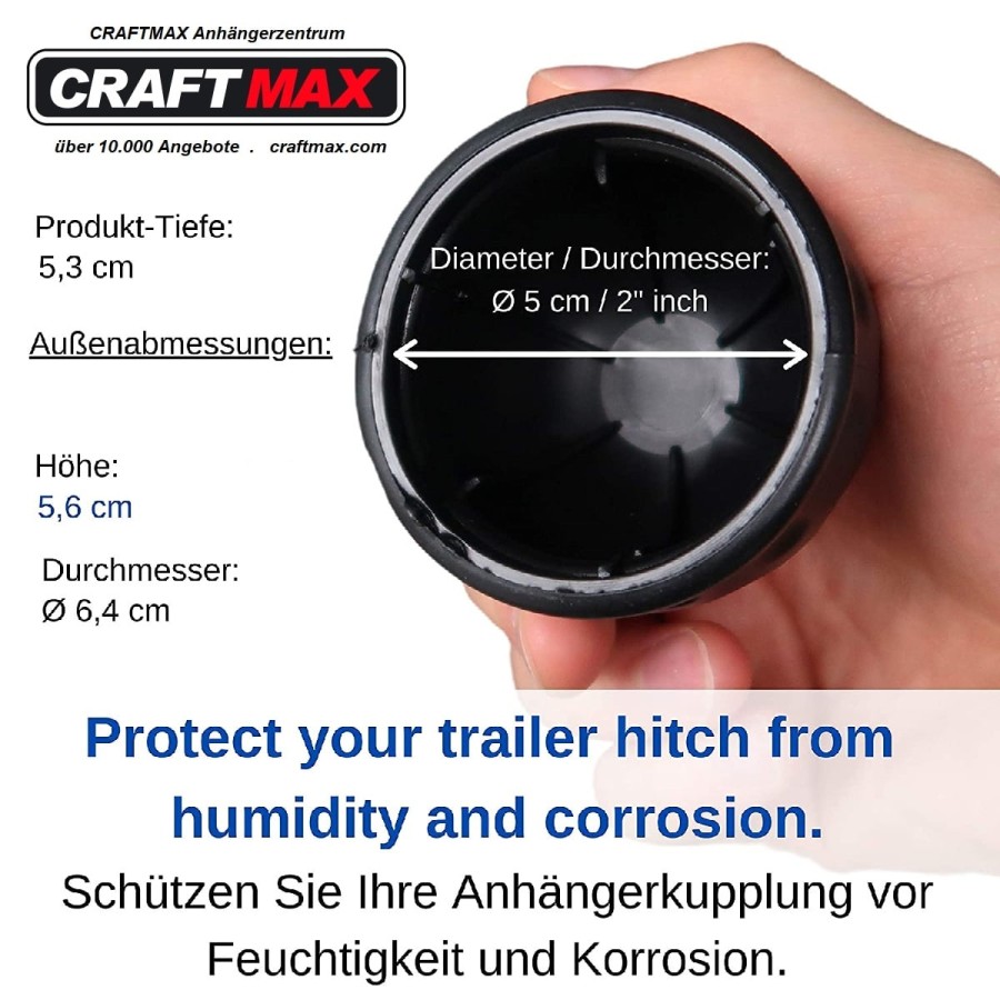 CRAFTMAX-Anhaengerkupplung-Abdeckung-universal-Gummi-Golfball-Form-6