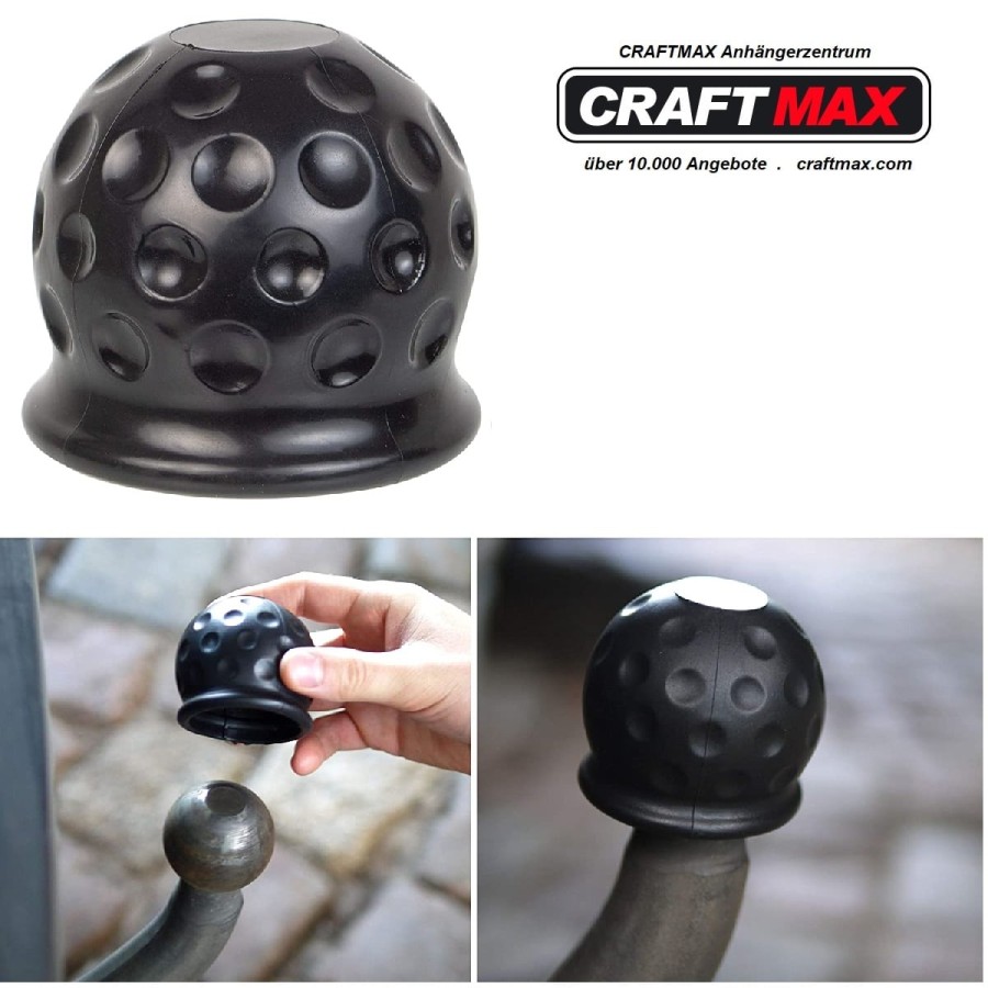 CRAFTMAX-Anhaengerkupplung-Abdeckung-universal-Gummi-Golfball-Form-3