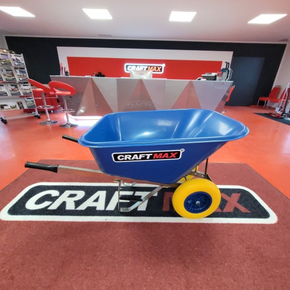 CRAFTMAX-bigTwin-Doppelrad-Schubkarre-PU-Raedern-200L-2