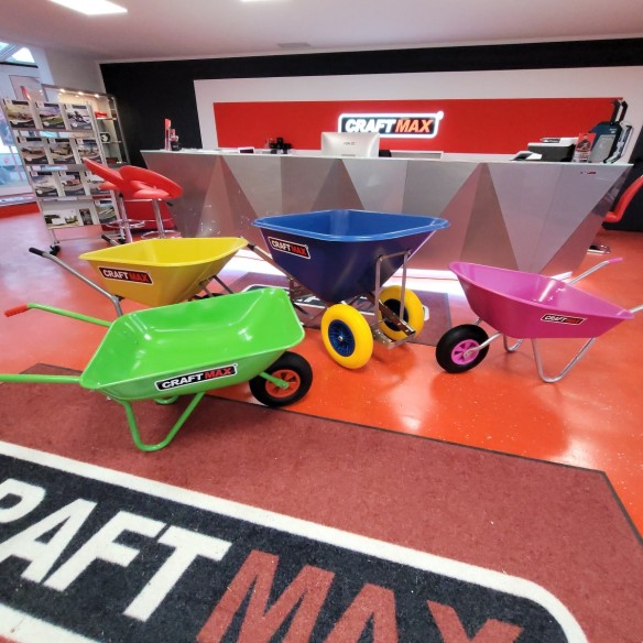 CRAFTMAX-grosse-Schubkarren-Auswahl