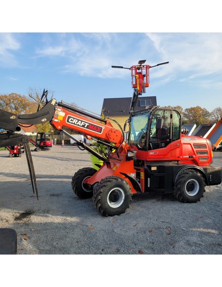 Radlader-4.8t-72KW98PS-Diesel-4x4-Allrad-hydraulischer-Teleskoparm-1.8t-Hubkraft
