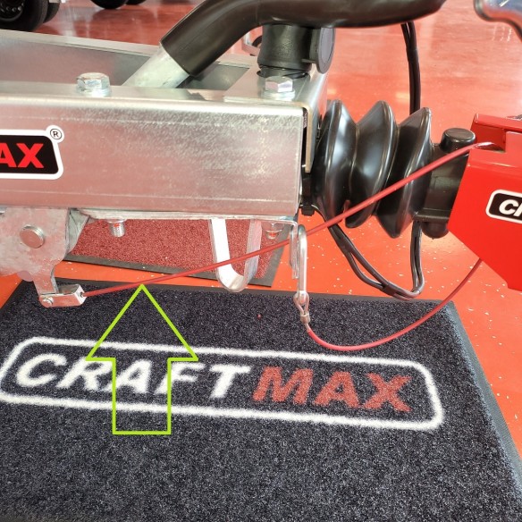 CRAFTMAX-Brems-und-Abreissseil-1000mm-Gabelkopf-aus-Stahl-fuer-PKW-Anhaenger