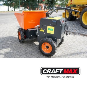 CRAFTMAX-orangeworks-Minidumper-4x4-Knickgelenk-Elektroantrieb-48V-5-kmh-Rueckwaertsgang-300kg-1