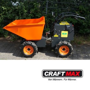 CRAFTMAX-orangeworks-Minidumper-4x4-Knickgelenk-Elektroantrieb-48V-5-kmh-Rueckwaertsgang-300kg-1 2