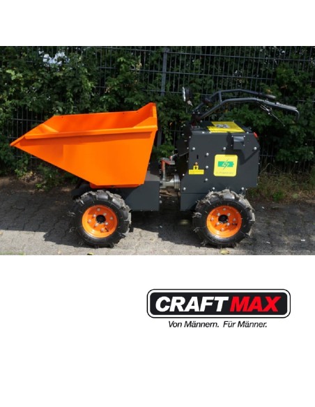 CRAFTMAX-orangeworks-Minidumper-4x4-Knickgelenk-Elektroantrieb-48V-5-kmh-Rueckwaertsgang-300kg-2