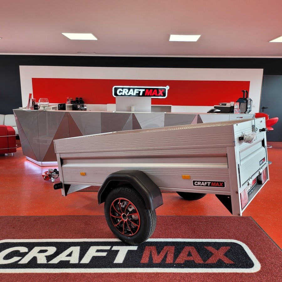 CRAFTMAX-CLEVER-Kastenanhaenger-750Kg-ungebremst-35er-ALU-Bordwaende-Heckklappe-Frontklappe-ALU-210x110x50cm-9