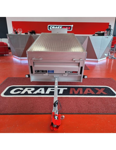 CRAFTMAX-CLEVER-Kastenanhaenger-750Kg-ungebremst-35er-ALU-Bordwaende-Heckklappe-Frontklappe-ALU-210x110x50cm-6