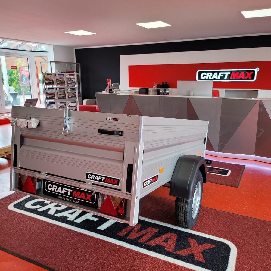 CRAFTMAX-CLEVER-Kastenanhaenger-750Kg-ungebremst-35er-ALU-Bordwaende-Heckklappe-Frontklappe-ALU-210x110x50cm-8