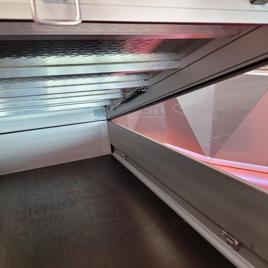 CRAFTMAX-CLEVER-Kastenanhaenger-750Kg-ungebremst-35er-ALU-Bordwaende-Heckklappe-Frontklappe-ALU-210x110x50cm-10
