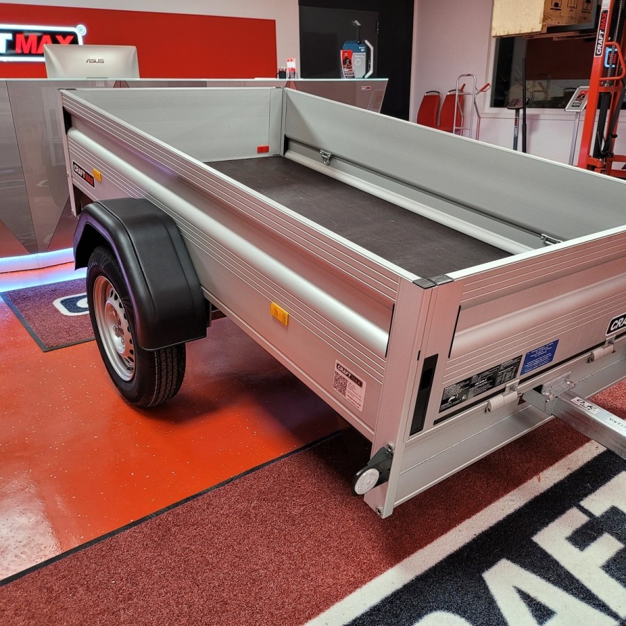 CRAFTMAX-CLEVER-Kastenanhaenger-750Kg-ungebremst-35er-ALU-Bordwaende-Heckklappe-Frontklappe-2100x1100-mm-2
