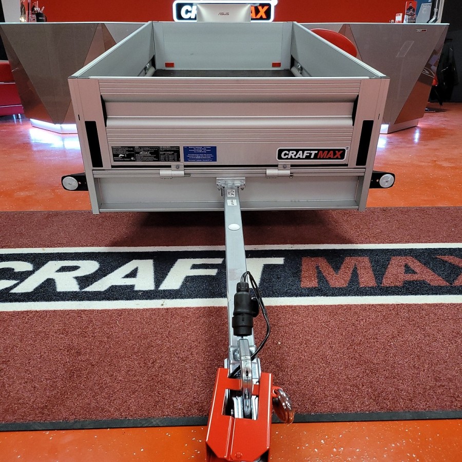 CRAFTMAX-CLEVER-Kastenanhaenger-750Kg-ungebremst-35er-ALU-Bordwaende-Heckklappe-Frontklappe-2100x1100-mm-3