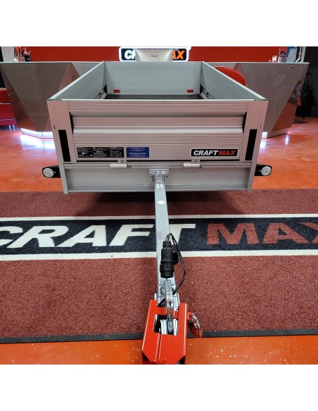 CRAFTMAX-CLEVER-Kastenanhaenger-750Kg-ungebremst-35er-ALU-Bordwaende-Heckklappe-Frontklappe-2100x1100-mm-3