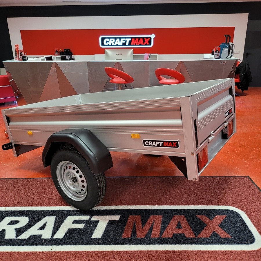 CRAFTMAX-CLEVER-Kastenanhaenger-750Kg-ungebremst-35er-ALU-Bordwaende-Heckklappe-Frontklappe-2100x1100-mm-1