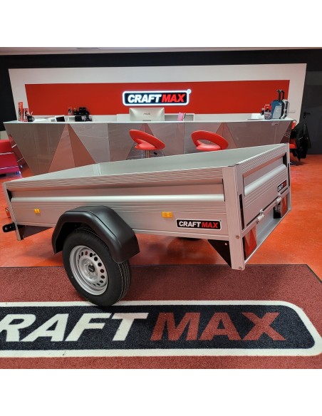 CRAFTMAX-CLEVER-Kastenanhaenger-750Kg-ungebremst-35er-ALU-Bordwaende-Heckklappe-Frontklappe-2100x1100-mm-1