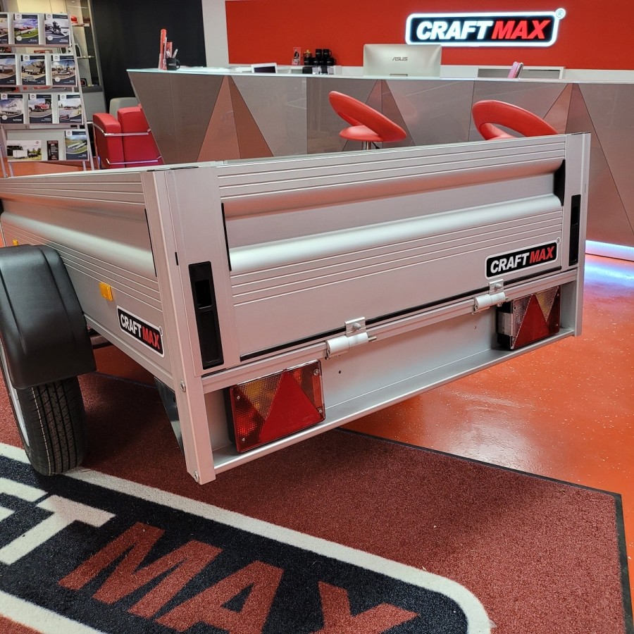 CRAFTMAX-CLEVER-Kastenanhaenger-750Kg-ungebremst-35er-ALU-Bordwaende-Heckklappe-Frontklappe-2100x1100-mm-4