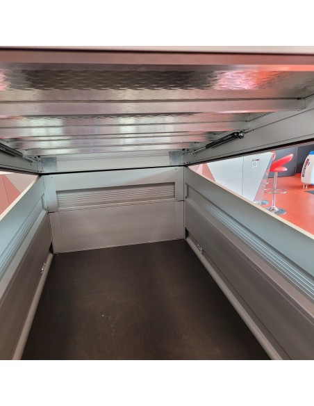 CRAFTMAX-CLEVER-Kastenanhaenger-750Kg-ungebremst-75er-ALU-Bordwaende-Heckklappe-Frontklappe-ALU-Deckel-7