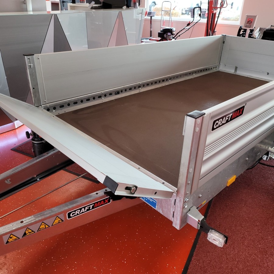 STEMA-Absenkanhaenger-WOM-XT-1000-Handhydraulik-ALU-Bordwandaufsatz-Front-Heckklappe-251x128x40cm-100kmh-5
