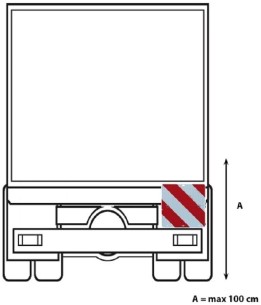 CRAFTMAX-Nachtparkwarntafel-Stahlblech-reflektierend-horizontal-klappbar-423-x-423mm-rechtsweisend-1 2