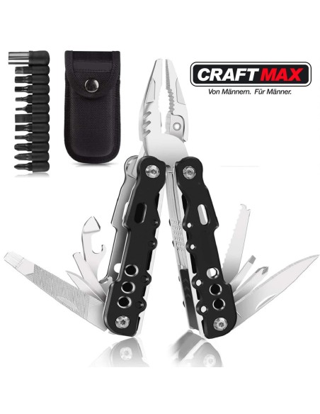 CRAFTMAX-morepilot-25-in-1-Multitool-Taschenwerkzeug-Multifunktionswerkzeug-Werkzeug-Klappmesser-Taschenmesse-1