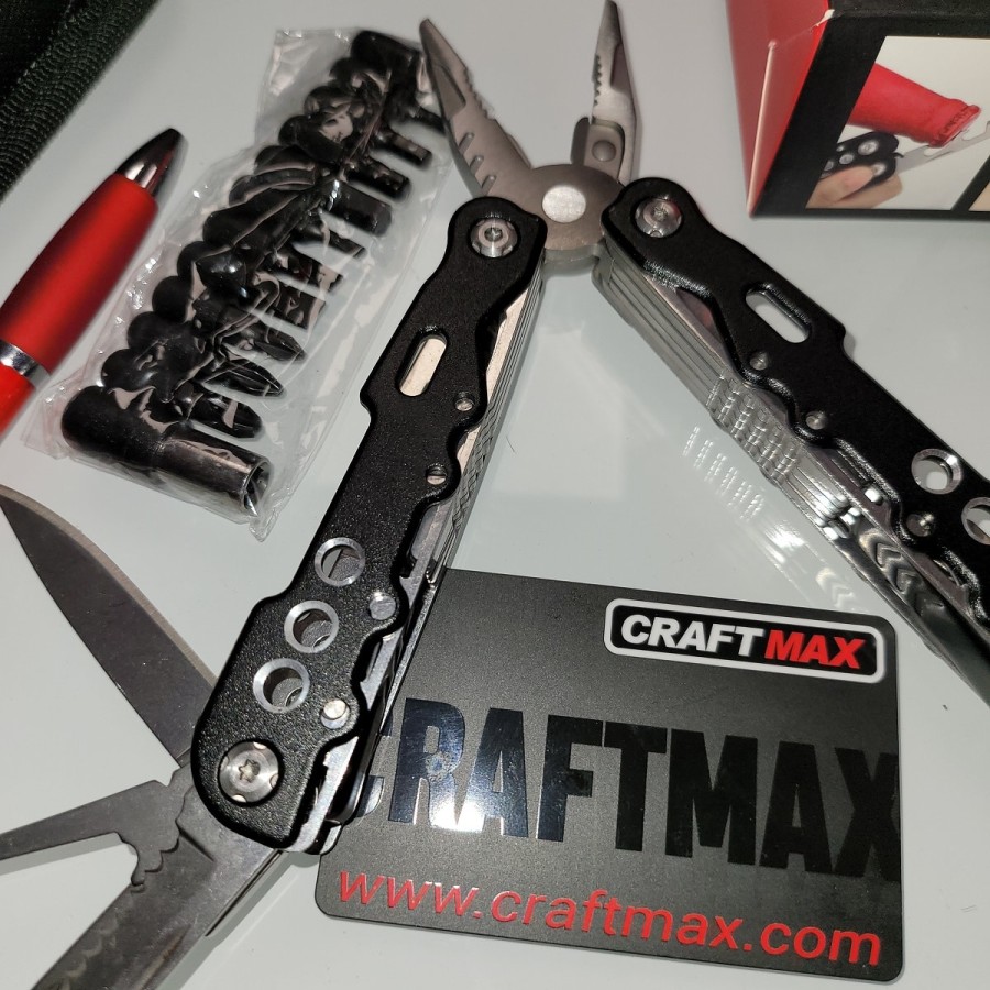 CRAFTMAX-morePILOT-25-in-1-Multitool-Taschenwerkzeug-Multifunktionswerkzeug-Werkzeug-Klappmesser-Taschenmesser-2
