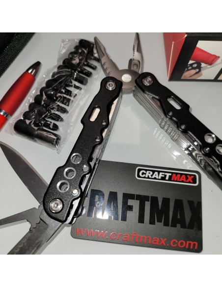 CRAFTMAX-morePILOT-25-in-1-Multitool-Taschenwerkzeug-Multifunktionswerkzeug-Werkzeug-Klappmesser-Taschenmesser-2