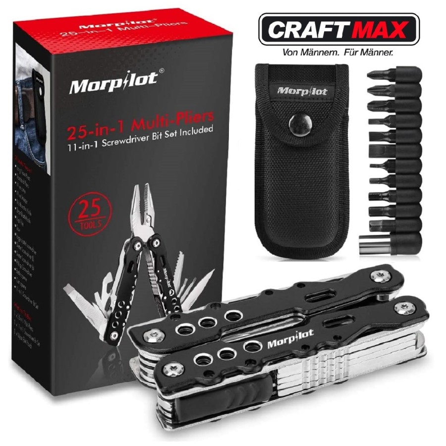 CRAFTMAX-morepilot-25-in-1-Multitool-Taschenwerkzeug-Multifunktionswerkzeug-Werkzeug-Klappmesser-Taschenmesse-4