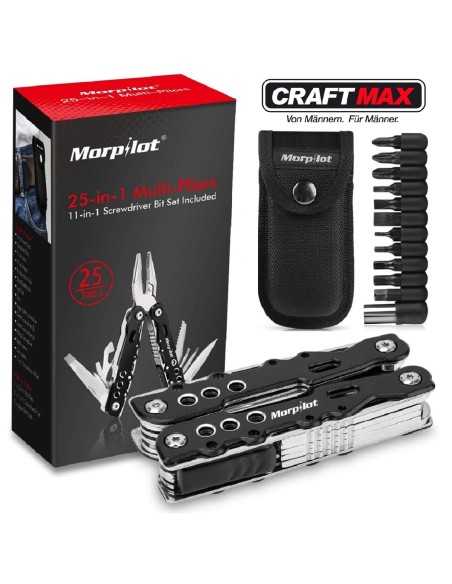 CRAFTMAX-morepilot-25-in-1-Multitool-Taschenwerkzeug-Multifunktionswerkzeug-Werkzeug-Klappmesser-Taschenmesse-4