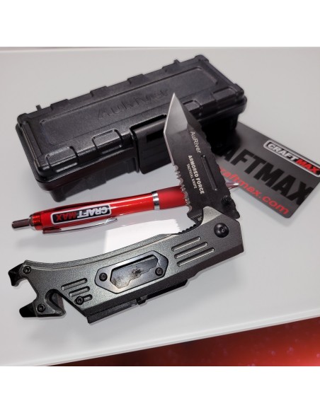 CRAFTMAX-river-6-in-1-Klappmesser-mit-Saege-Gurtschneider-Zertruemmerer-Gefahrenabwehr-Armee-Qualitaet-2