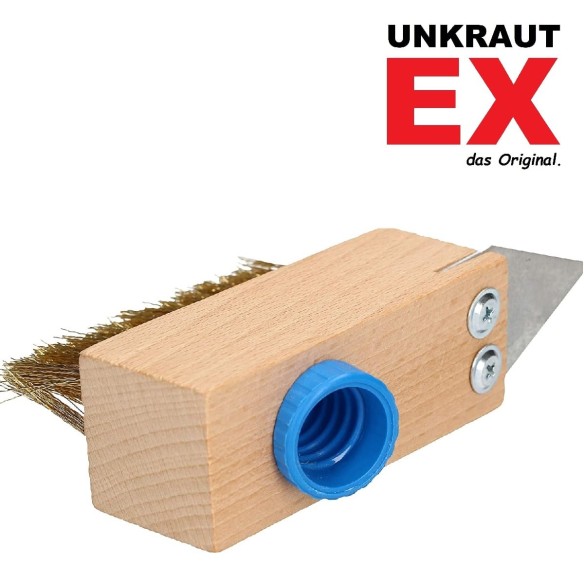 UnkrautEX-SHW-FIRE-59069-Fugenbuerste-Unkrautbuerste-Fugenreinigung-Stahlborsten-mit-Holzstiel-8