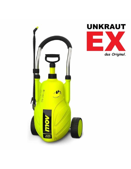 UnkrautEX-mobil-Drucksprueher-Druckspruehgeraet-Unkrautspritze-mit-Raeder-18-Liter