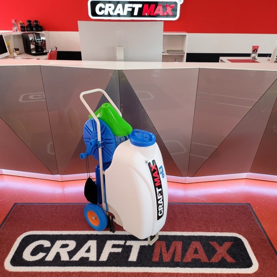UnkrautEX-gladiator-M45-Elektrischer-Druckspruehwagen-50m-Schlauch-1