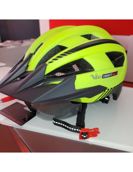CRAFTMAX-vic-MTB-Fahrradhelm-atmungsaktiv-21-Belueftungskanaele-abnehmbar-magnetisch-Visier-Schutzbrille-aufladbarer-LED-Rueckli
