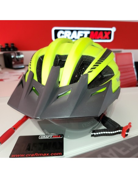 CRAFTMAX-vic-MTB-Fahrradhelm-atmungsaktiv-21-Belueftungskanaele-abnehmbar-magnetisch-Visier-Schutzbrille-aufladbarer-LED-Rueckli