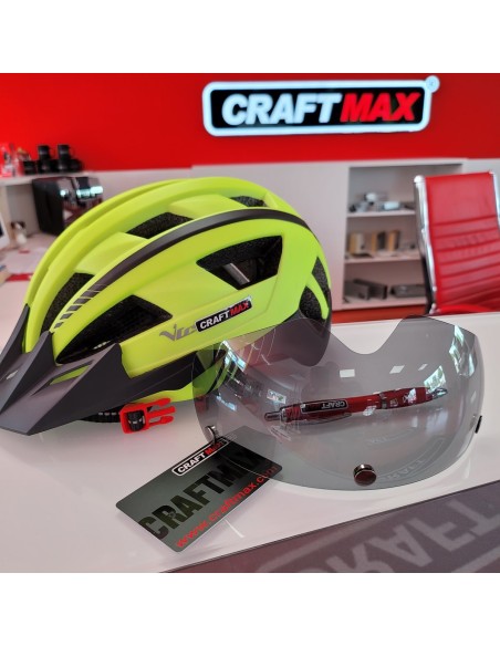 CRAFTMAX-vic-MTB-Fahrradhelm-atmungsaktiv-21-Belueftungskanaele-abnehmbar-magnetisch-Visier-Schutzbrille-aufladbarer-LED-Rueckli