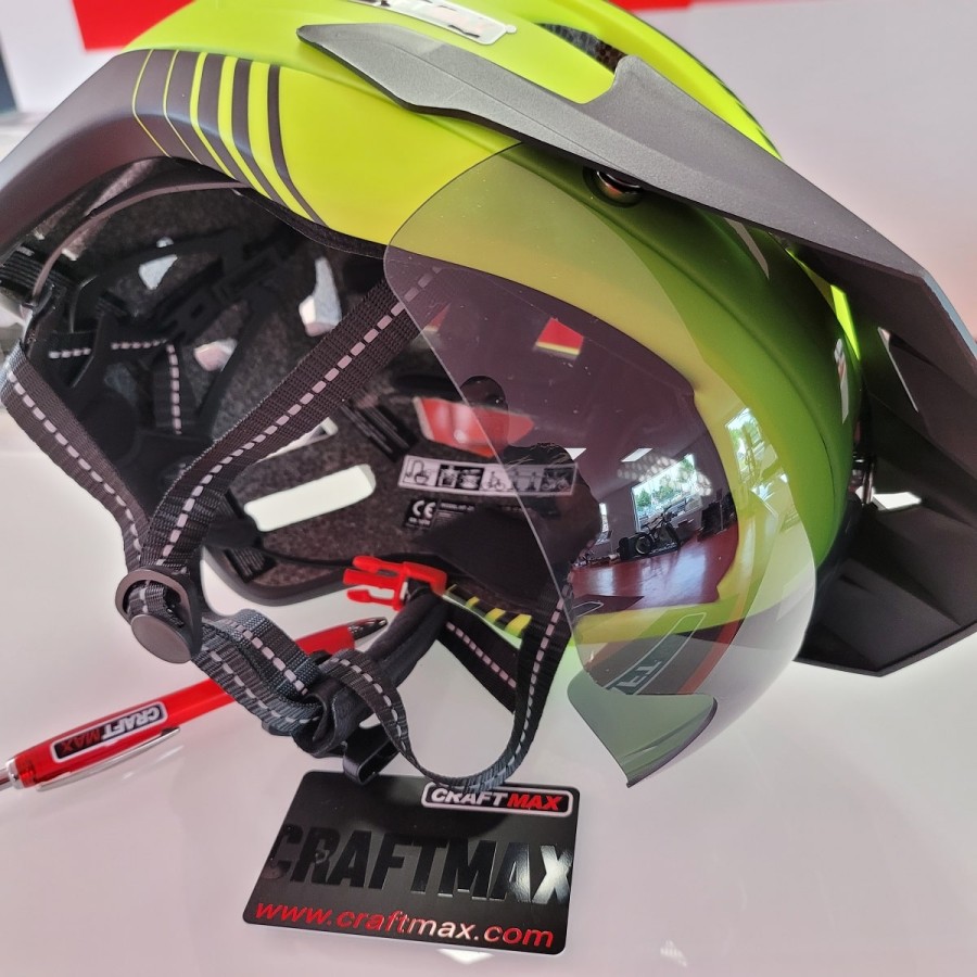CRAFTMAX-vic-MTB-Fahrradhelm-atmungsaktiv-21-Belueftungskanaele-abnehmbar-magnetisch-Visier-Schutzbrille-aufladbarer-LED-Rueckli