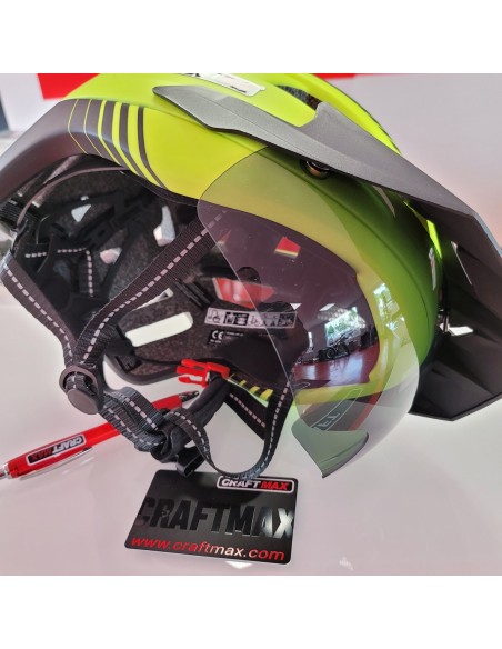 CRAFTMAX-vic-MTB-Fahrradhelm-atmungsaktiv-21-Belueftungskanaele-abnehmbar-magnetisch-Visier-Schutzbrille-aufladbarer-LED-Rueckli