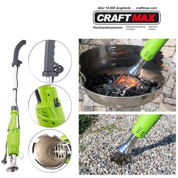CRAFTMAX-elektrischer-Flammwerfer-Heissluftpistole-Grillzuender