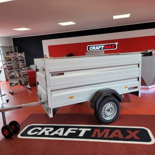 CRAFTMAX-CLEVER-Kastenanhaenger-750Kg-ungebremst-75er-ALU-Bordwaende-Heckklappe-Frontklappe-ALU-Deckel-4