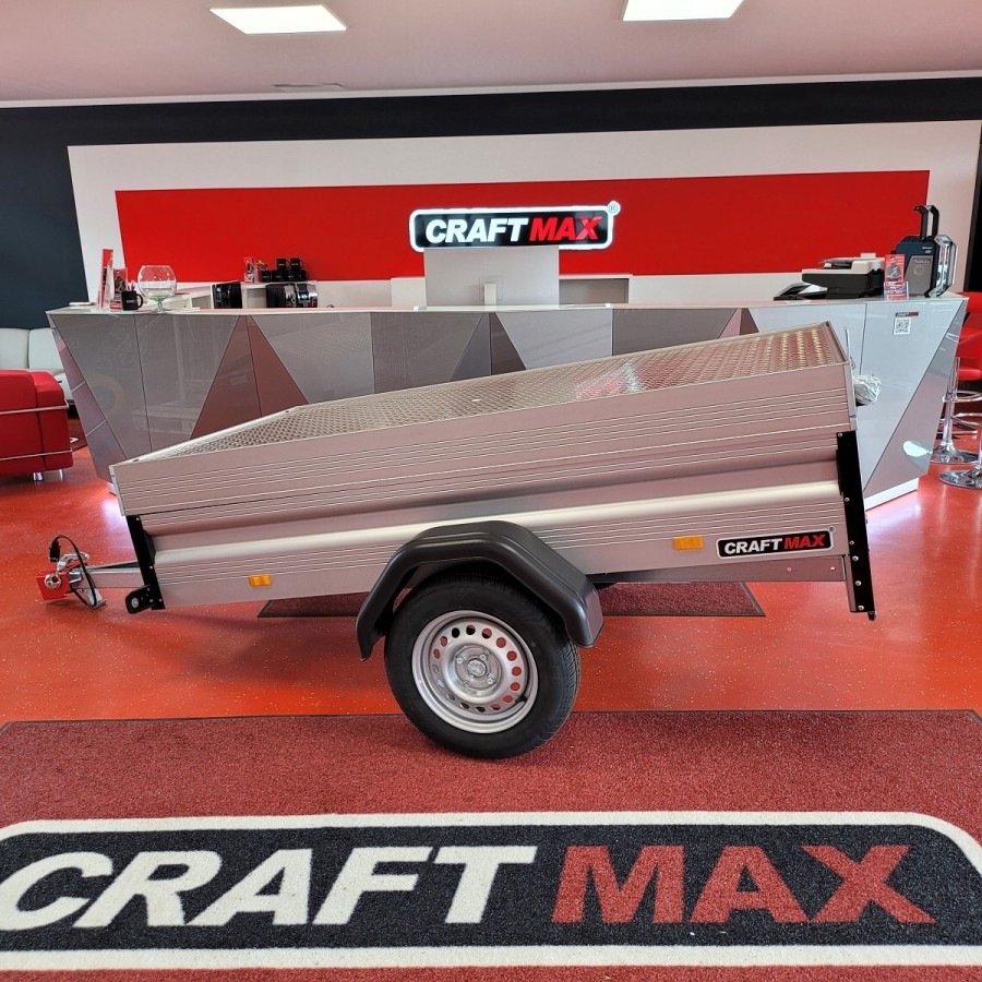 CRAFTMAX-SMART-Kastenanhaenger-ALU-Bordwand-Deckel-750Kg-ungebremst-210x110x45cm-1