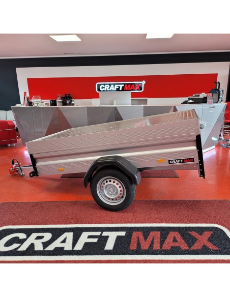 CRAFTMAX-SMART-Kastenanhaenger-ALU-Bordwand-Deckel-750Kg-ungebremst-210x110x45cm-1