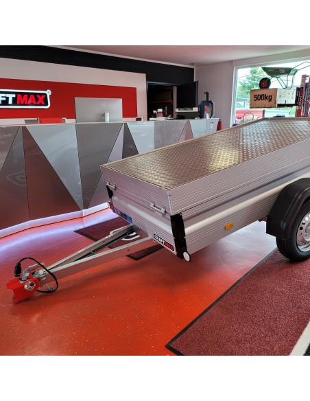 CRAFTMAX-SMART-Kastenanhaenger-ALU-Bordwand-Deckel-750Kg-ungebremst-210x110x45cm-4