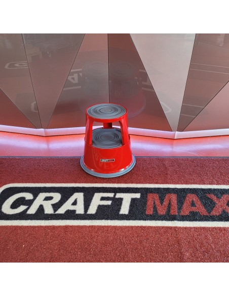 CRAFTMAX-Rollhocker-Metall-Gummi-Trittflaeche-bis-150kg-2